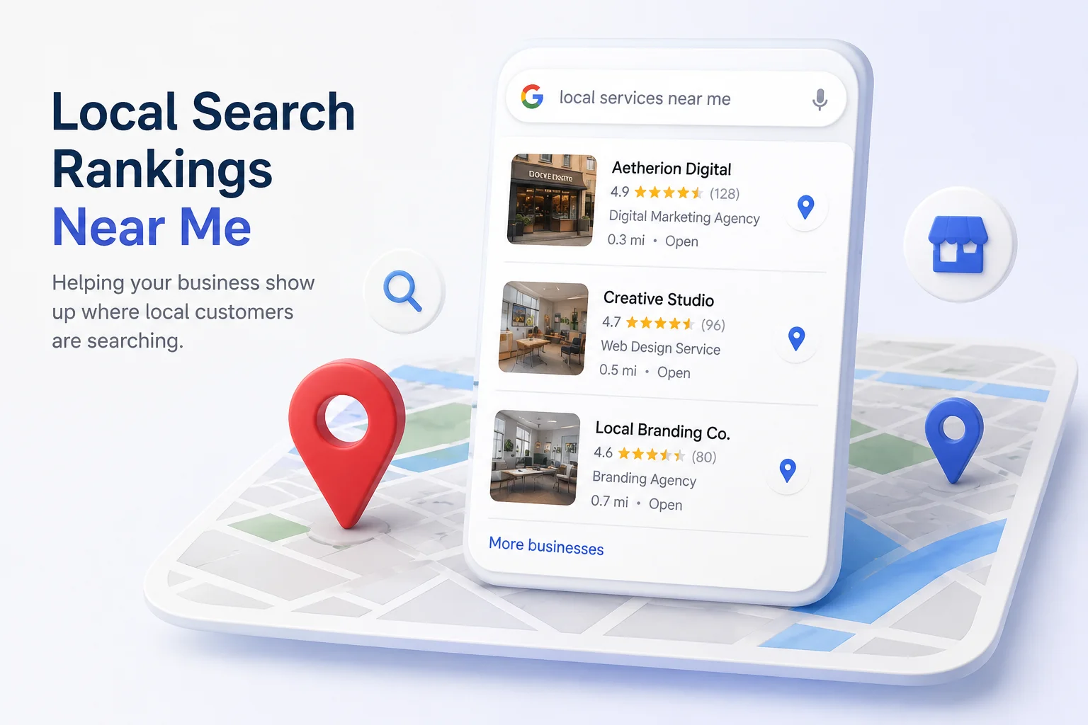 local search rankings near me