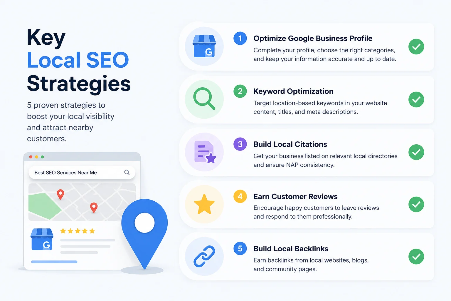 Local SEO strategy checklist 2026