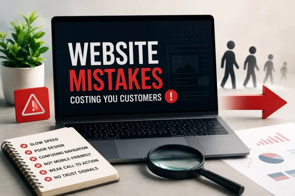 7 Website Mistakes That Are Costing You Customers